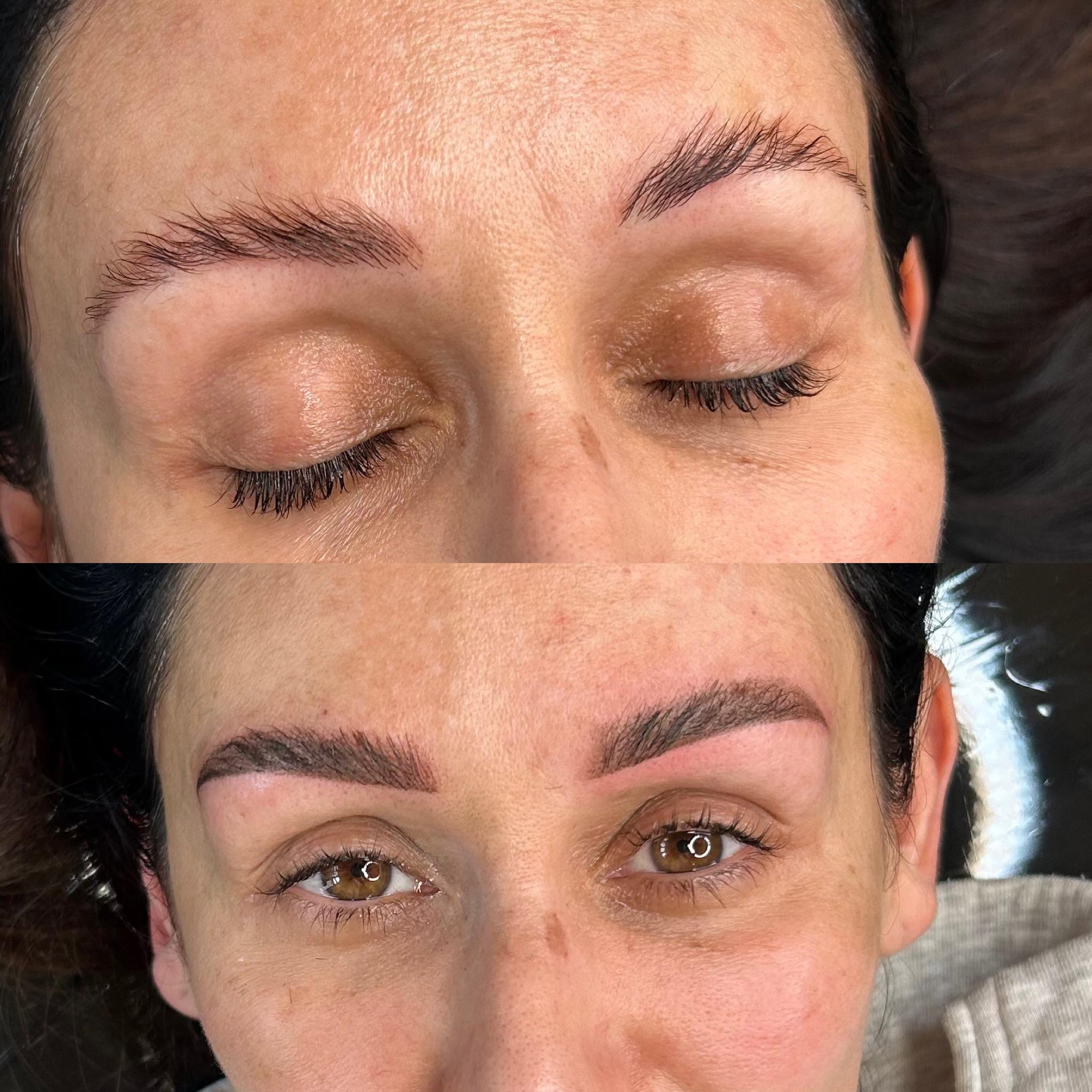 Lip blush permanent make up result by Louise Carr, South Wales